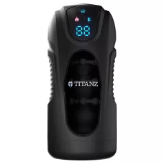  Titanz Ultimate Heat & Thrusting - automātiska masturbatora ierīce (melna)