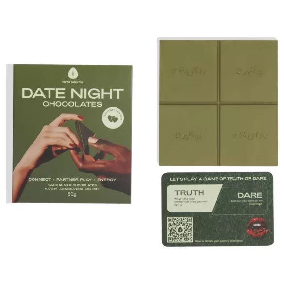 The Oh Collective Date Night Matcha - matčas-zemeņu šokolāde pāriem (50 g)