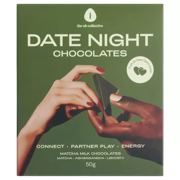 The Oh Collective Date Night Matcha - matčas-zemeņu šokolāde pāriem (50 g)