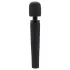 Pixey Deluxe Black Velvet - burvju nūjiņas vibrators L (melns)