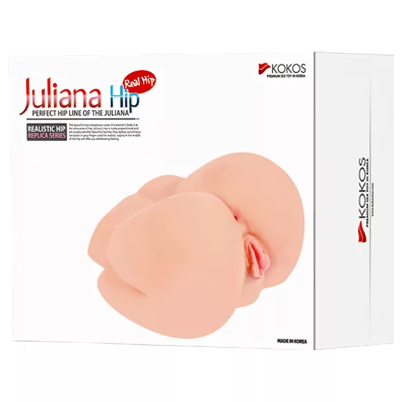 Kokos Juliana - reālistisks torss masturbators (dabīgs)