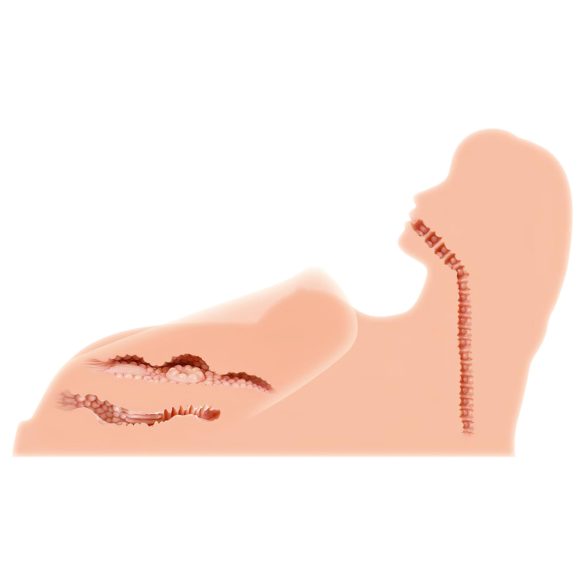 Kokos Hera 3 - masturbators rotaļlieta mega izmēra naturāla krāsa