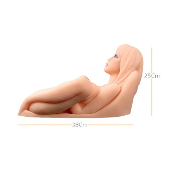 Kokos Hera 3 - masturbators rotaļlieta mega izmēra naturāla krāsa