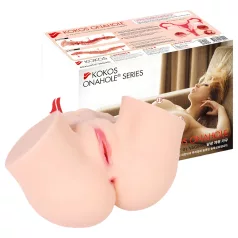 Kokos Onahole - realistisks torss masturbators (dabīgs)