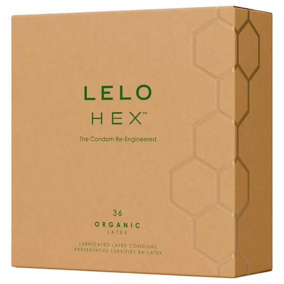 LELO Hex Organic - luksusa prezervatīvi (36 gab.)