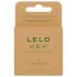 LELO Hex Organic - luksusa prezervatīvi (3 gab.)