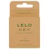 LELO Hex Organic - prezervatīvi 3 gab organiskie