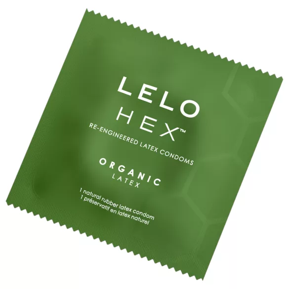 LELO Hex Organic - prezervatīvi 3 gab organiskie