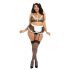 Dreamgirls Plus Size Sulīga Istabenes Kostīms - Caurspīdīgs Tīkliņš (XL-XXL)