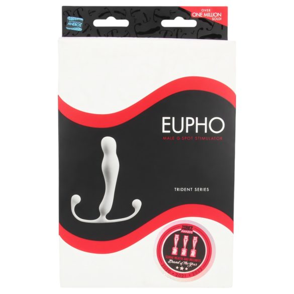 Aneros Eupho Trident - prostatas dildo (balts)