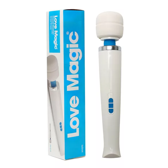 Love Magic Wand - bezvadu masāžas vibrators balts