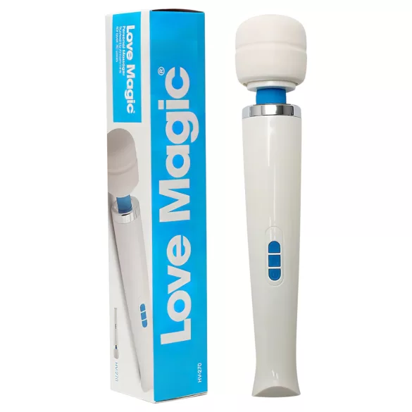 Love Magic Wand - bezvadu masāžas vibrators balts