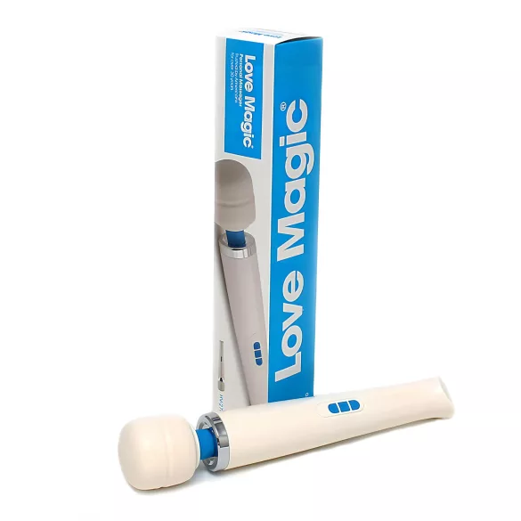 Love Magic Wand - bezvadu masāžas vibrators balts