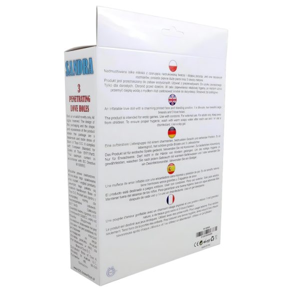 Sandra - uzpūšamā gumijas sieviete (165cm)