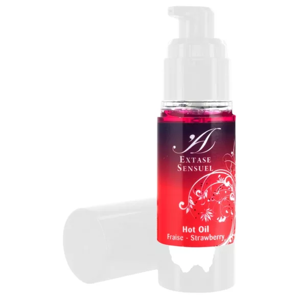 Extase Sensuel - masāžas eļļa ar sildošu efektu zemeņu 30ml