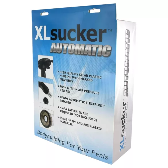 XLSUCKER - automātiskā erekcijas un dzimumlocekļa pumpis caurspīdīgs