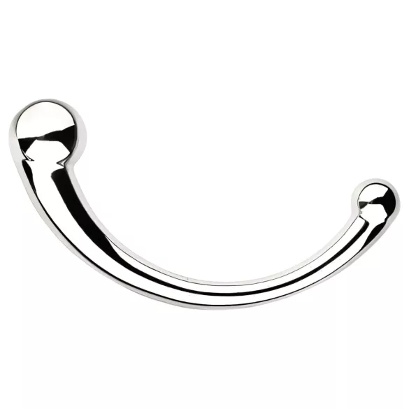 NJOY Pure Wand - anālais āķa dildo (sudraba)
