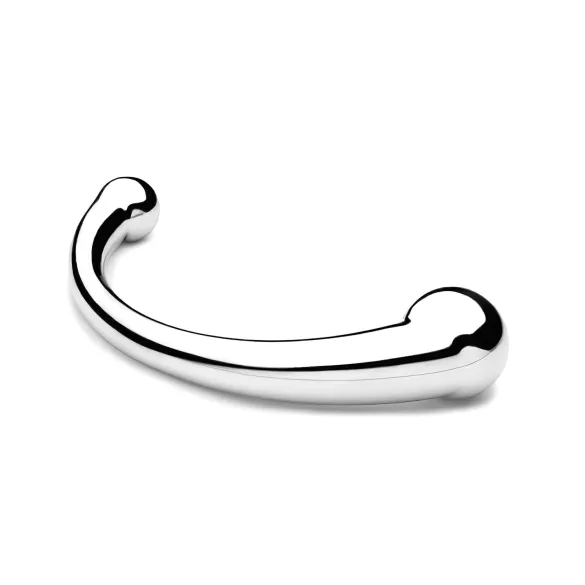 NJOY Pure Wand - anālais āķa dildo (sudraba)