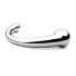 NJOY Pure Wand - anālais āķa dildo (sudraba)
