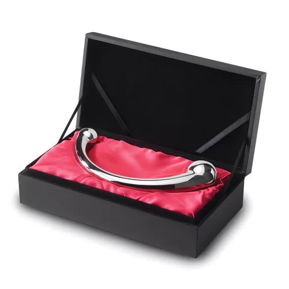 NJOY Pure Wand - anālais āķa dildo (sudraba)
