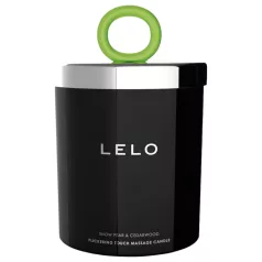 LELO masāžas svece ar bumbieru un ciedra aromātu 150g