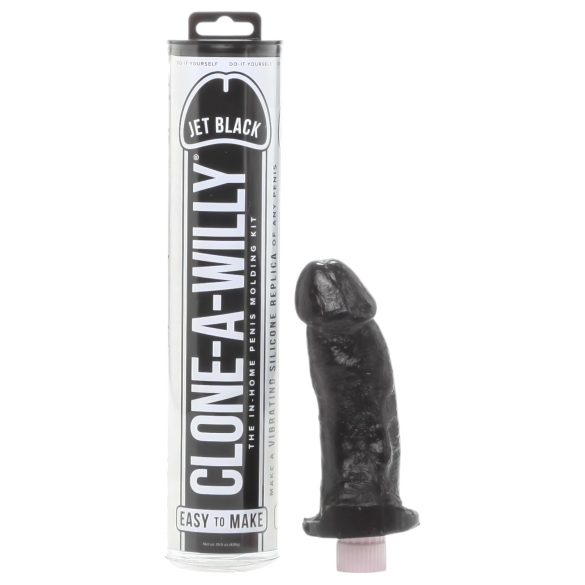 Clone-a-Willy - dzimumlocekļa kopēšanas komplekts ar vibratoru (melns)