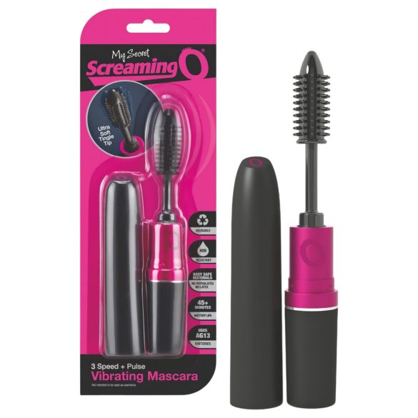 Screaming Skropstu Tuša Vibrators (melna-rozā)