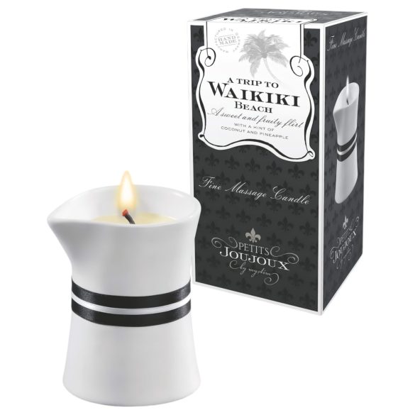 Petits Joujoux Waikiki - masāžas svece - kokosrieksts-ananas (120ml)