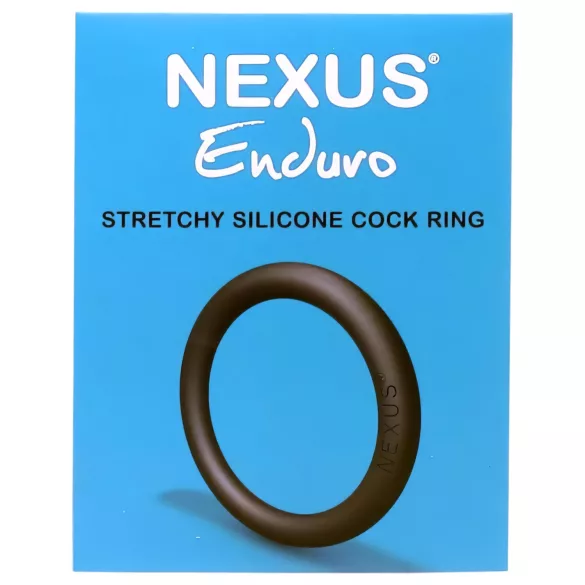Nexus Enduro - silikona erekcijas gredzens melns