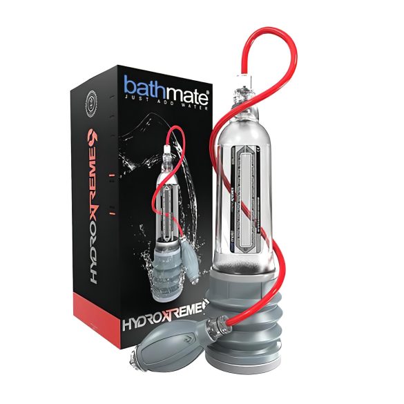 BathMate Xtreme Hydromax 9 - Hidropumpas komplekts (caurspīdīgs)