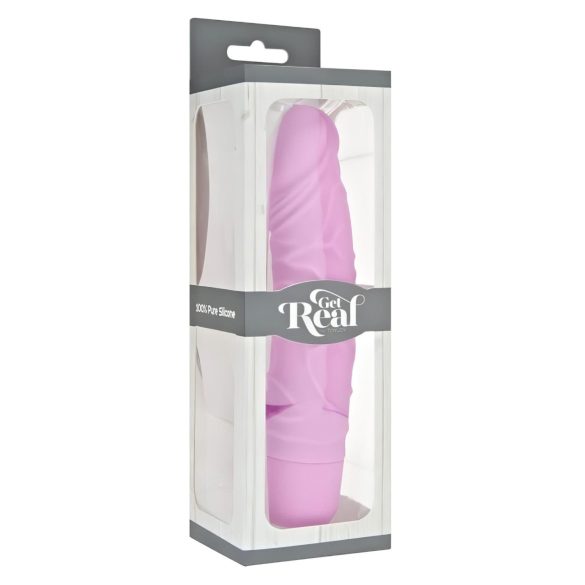 Classic Get Real - īsts sajūtu silikona vibrators (rozā)
