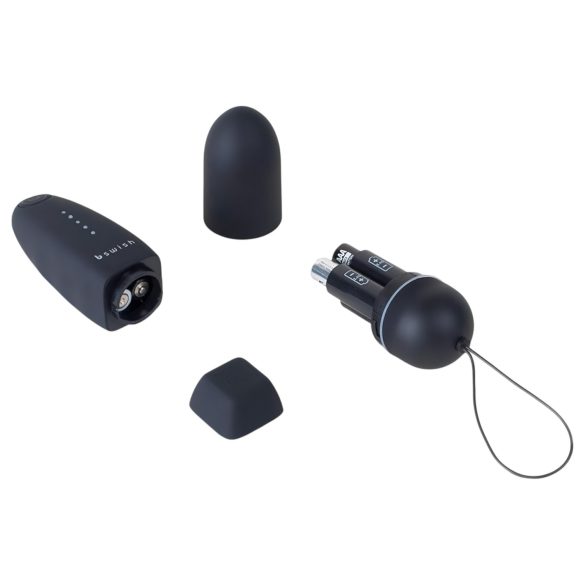 B SWISH - vibrācijas ola ar tālvadību melna