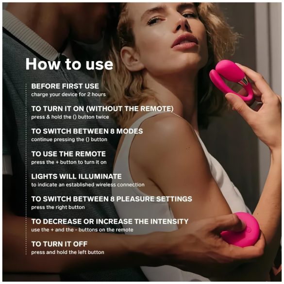 LELO Tiani 3 pāru vibrators silikona violets