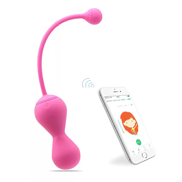 Magic Motion Kegel Master - gudro geišu bumbiņu duets (rozā)