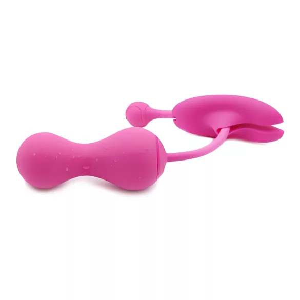 Magic Motion Kegel Master - gudro geišu bumbiņu duets (rozā)