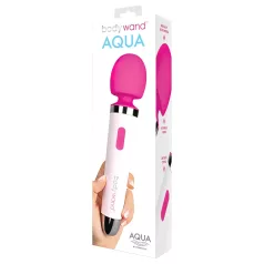 Bodywand masāžas vibrators ūdensizturīgs balts-rozā