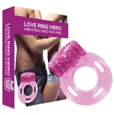   Love in the Pocket - vibrējošs prezervatīva gredzens vienreizējais rozā