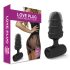 Mīlestības Plug - mini anālās vibrators (melns)