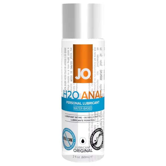 System JO - H2O Anal Original - ūdens bāzes anālais lubrikants (60 ml)