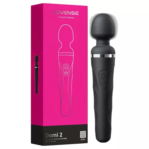 Lovense Domi 2 - ar lietotni vadāms masāžas vibrators (melns)