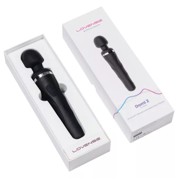 Lovense Domi 2 - ar lietotni vadāms masāžas vibrators (melns)