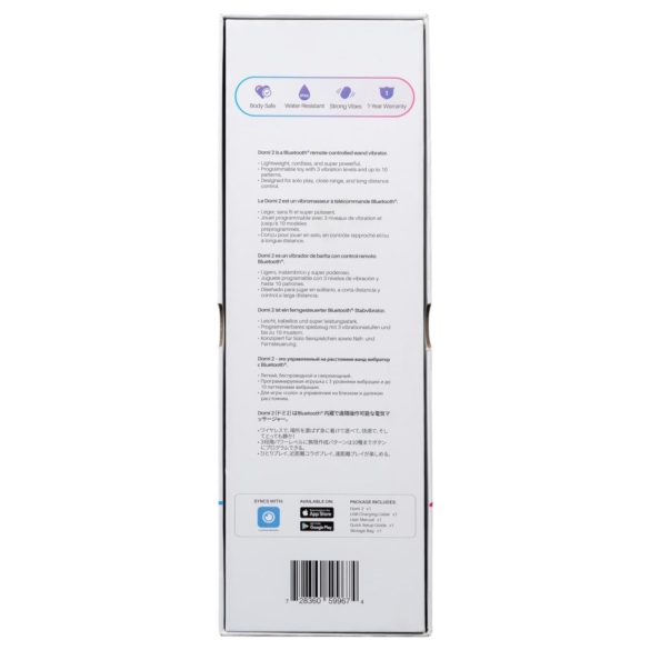 LOVENSE Domi 2 - masāžas vibrators ar vadību, melns