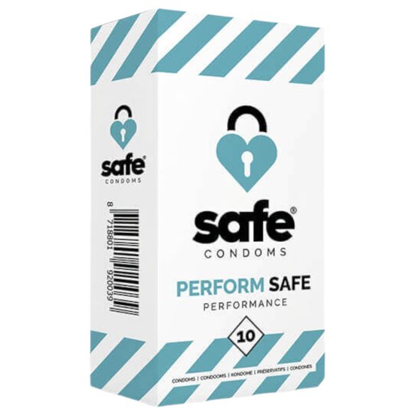 SAFE Perform Safe - lieli prezervatīvi (10 gab.)