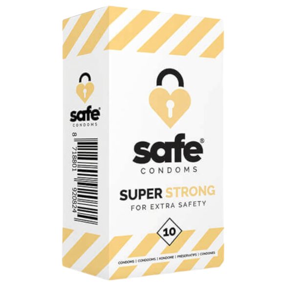 SAFE Super Strong - īpaši stipri prezervatīvi (10 gab.)