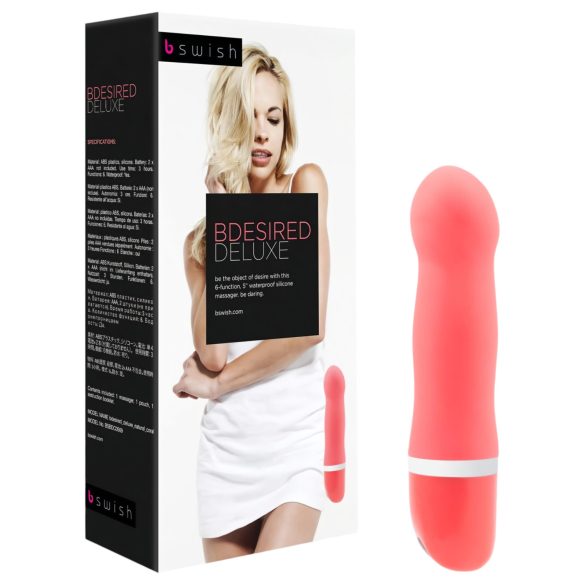 B SWISH Bdesired Deluxe viļņveida vibrators (koraļļu krāsa)