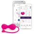 LOVELIFE BY OHMIBOD - KRUSH - Gudra, akumulatora geišas bumbiņu komplekts (rozā)