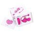LOVELIFE BY OHMIBOD - KRUSH - Gudra, akumulatora geišas bumbiņu komplekts (rozā)