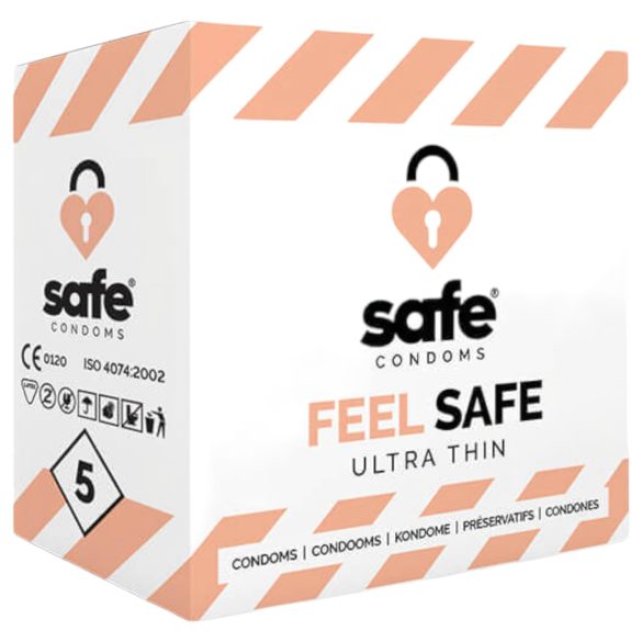 SAFE Feel - plāni prezervatīvi (5 gab.)