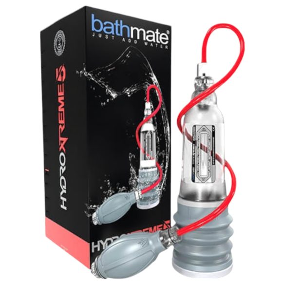 BathMate Xtreme Hydromax 5 - hidrosūkņa komplekts (caurspīdīgs)