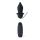 B SWISH Bfilled Classic - bezvadu anālais vibrators (melns)